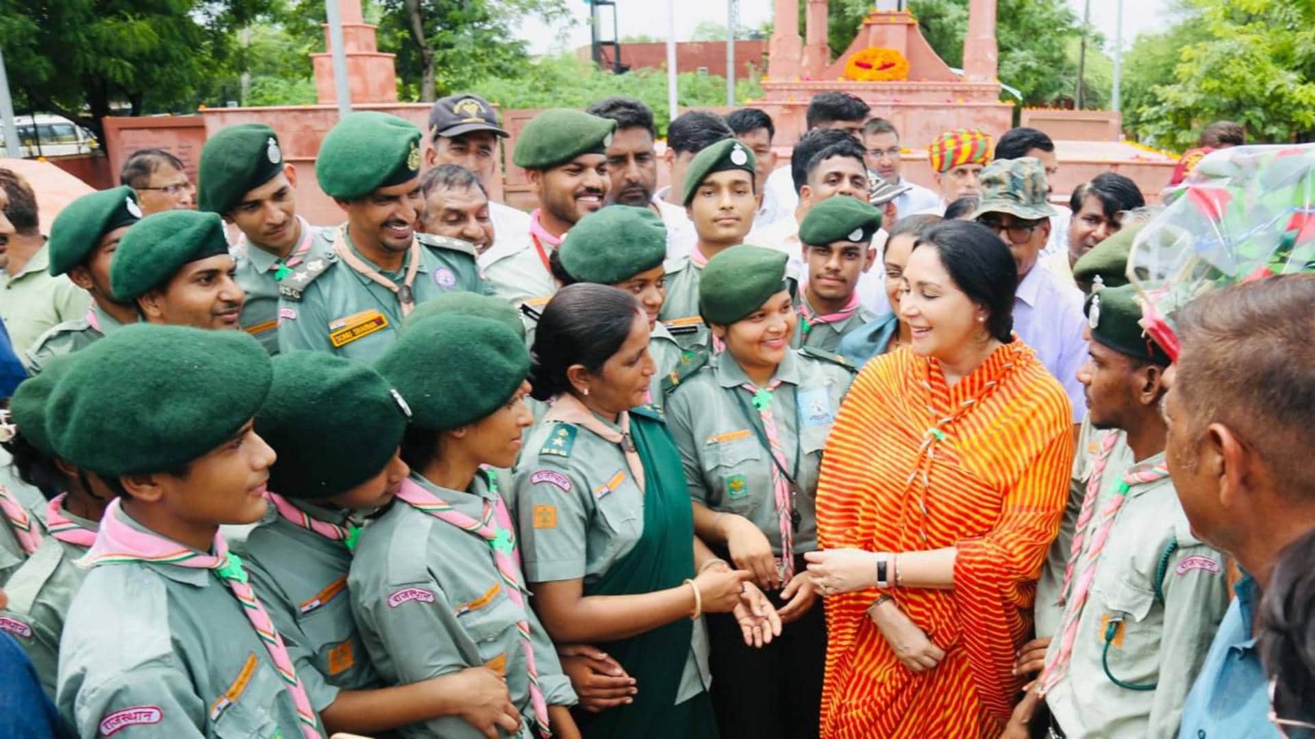 Kargil Vijay Diwas Deputy CM Diya says in Dausa I am Brigadier daughter so I understand pain of soldiers