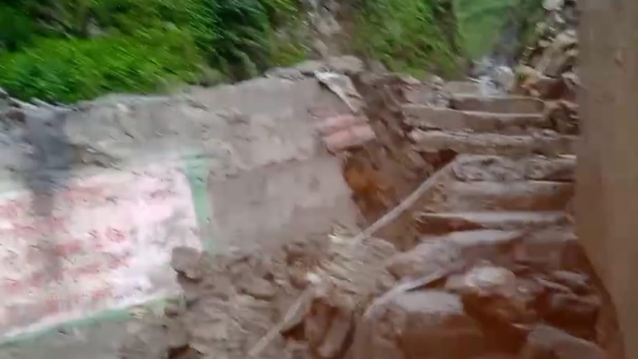 Chamoli Rainfall Water level of Moksha river increased, debris entered 19 houses agricultural land destroyed