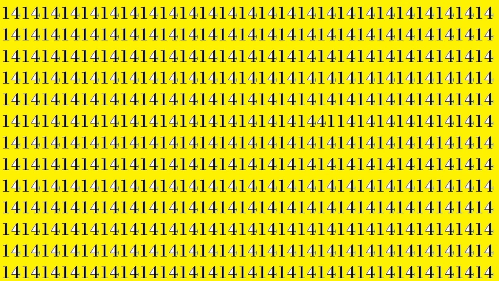 Optical Illusion: Can You Find 41 out of 14 in 15 seconds Viral Puzzle Game