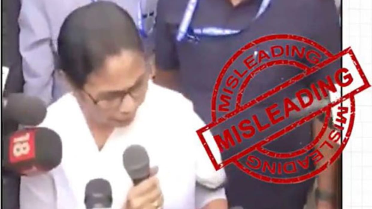 Centre factchecks "microphone muted" claim by Mamata Banerjee; refuted as "misleading"