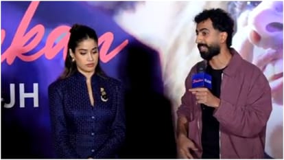 Janhvi Kapoor Sudhanshu Saria Jubin Nautiyal Shashwat Sachdev attended Ulajh film Shaukan song launch event