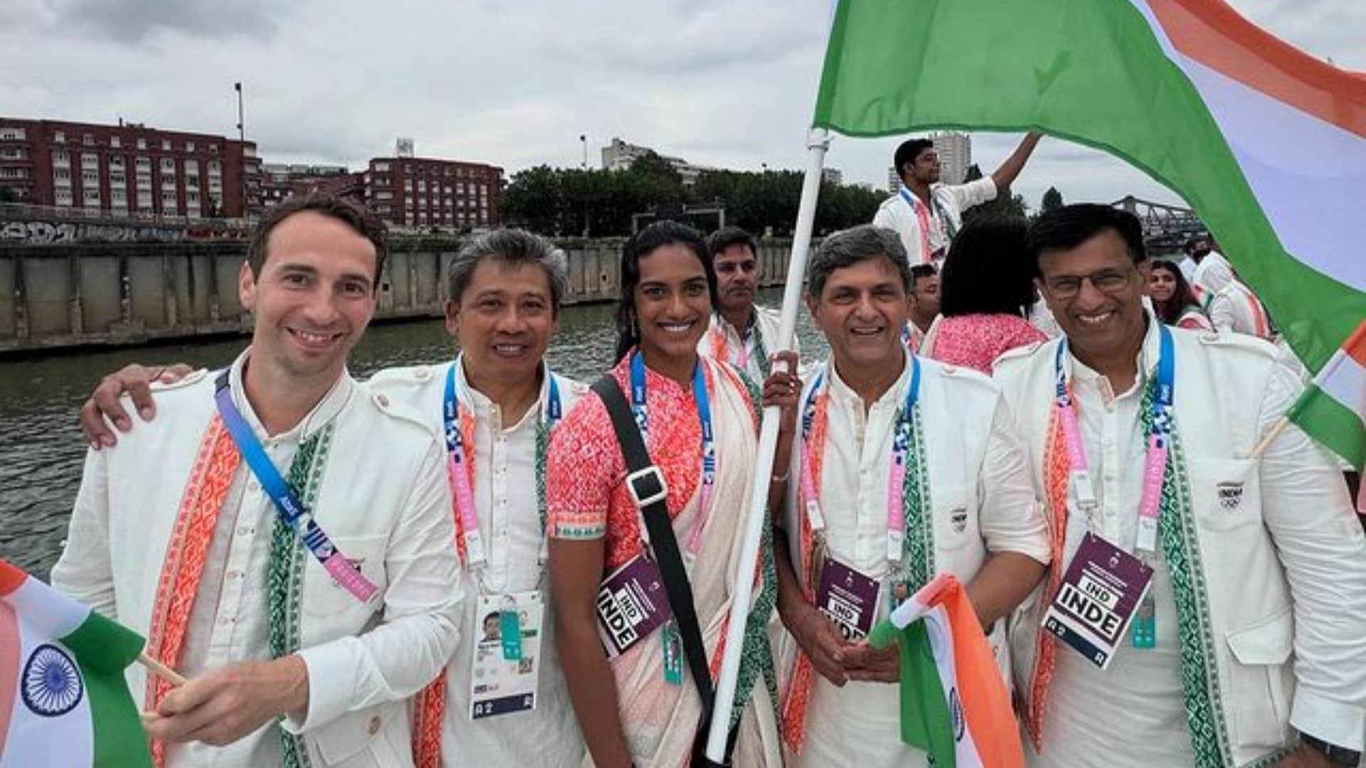 Phir Aayi Haseen Dilruba star Taapsee Pannu shares Mathias Boe Photo waves Indian flag at Paris Olympics 2024