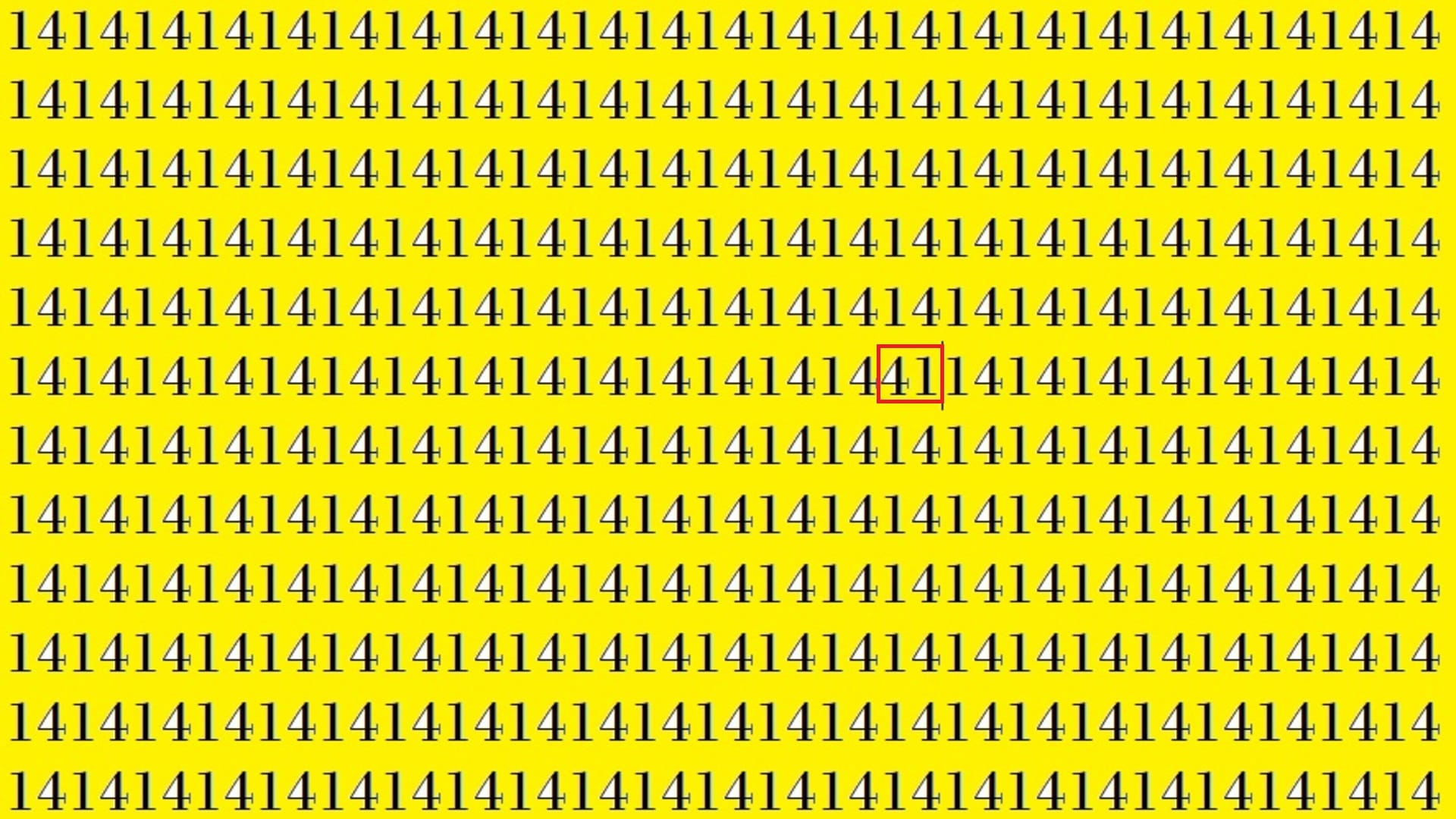 Optical Illusion: Can You Find 41 out of 14 in 15 seconds Viral Puzzle Game