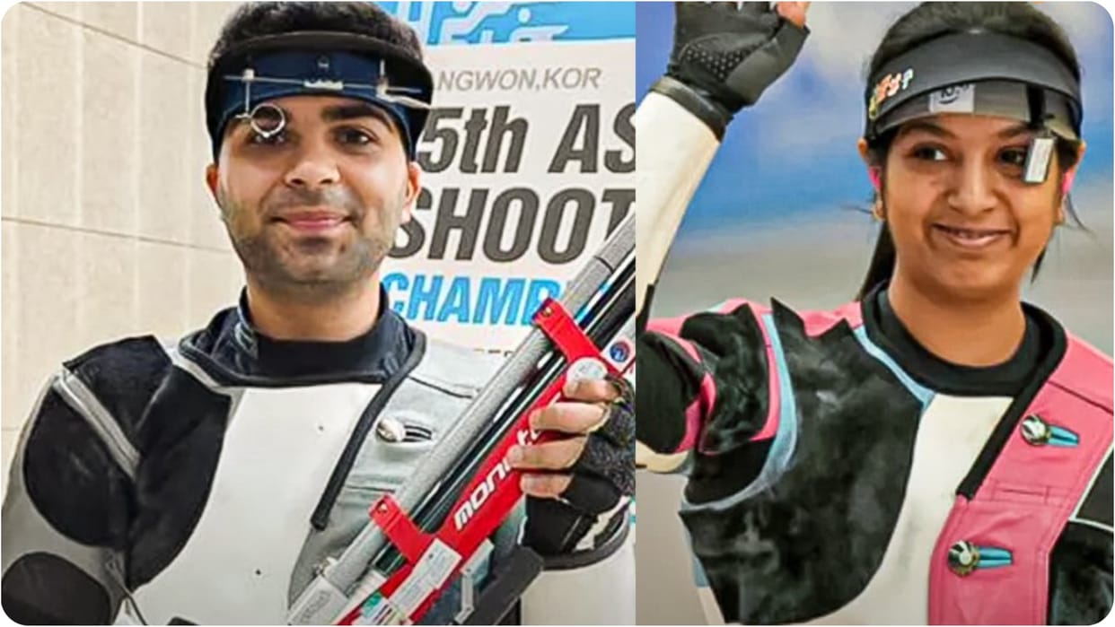 Indian shooters eliminated in qualification of 10m air rifle mixed event in Paris Olympics 2024