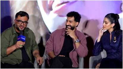 Janhvi Kapoor Sudhanshu Saria Jubin Nautiyal Shashwat Sachdev attended Ulajh film Shaukan song launch event