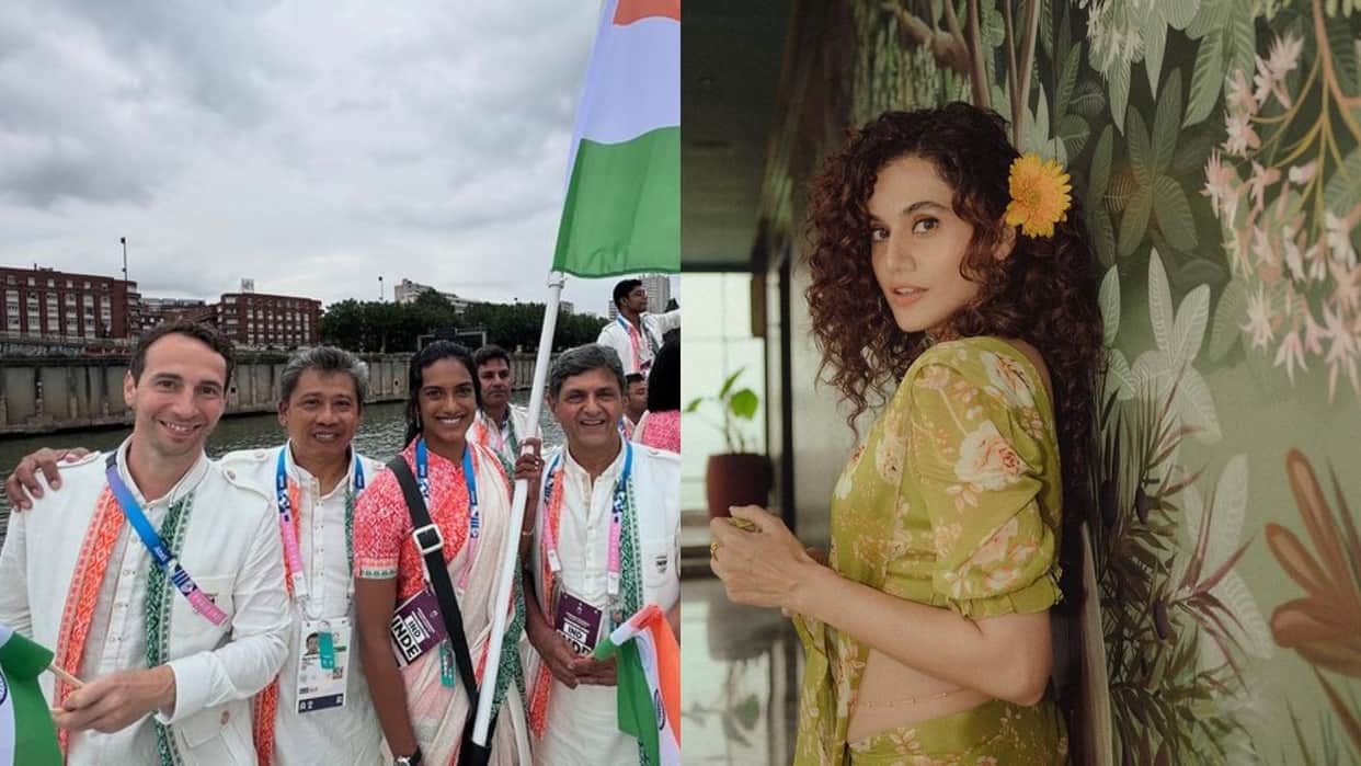 Khel Khel mein Actress Taapsee Pannu Requests Mathias Boe To Make Reel On Indian National Anthem