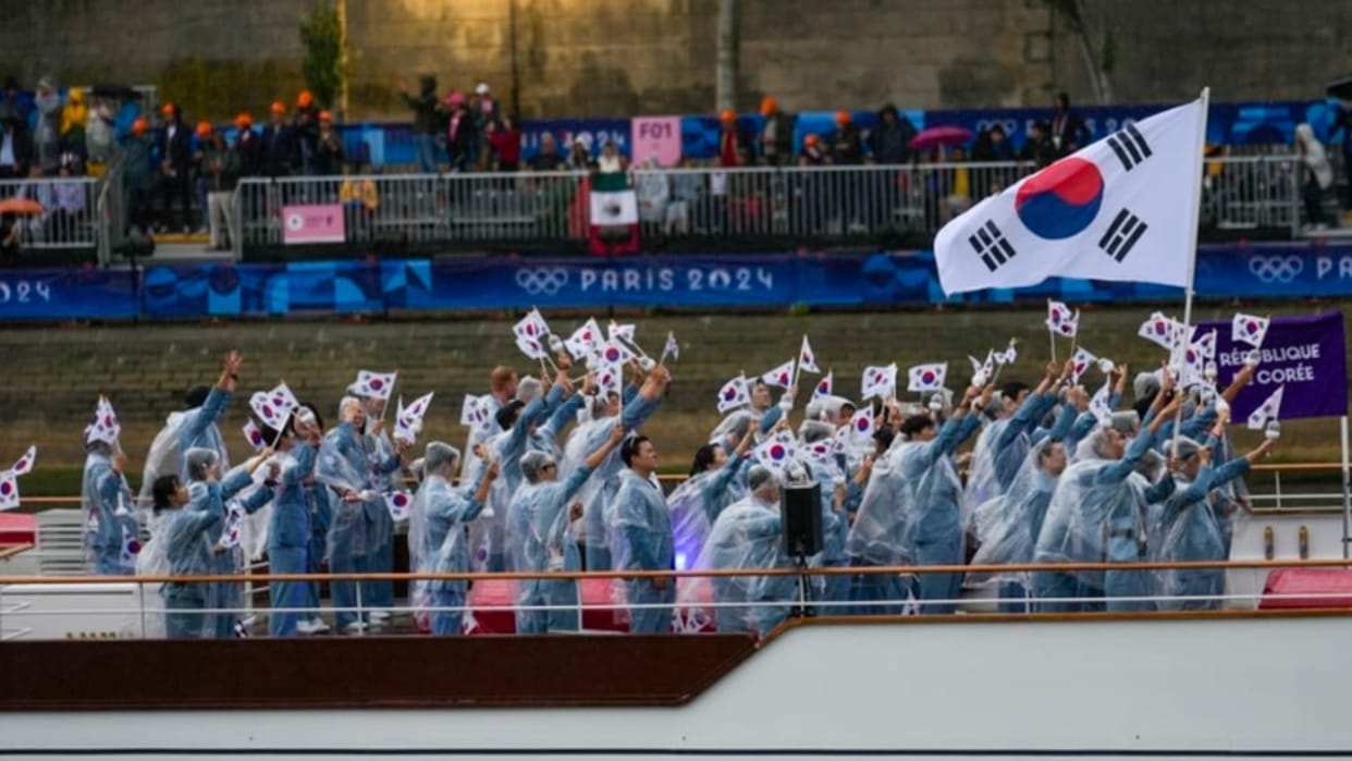 Paris Olympics 2024: Big mistake happened in opening ceremony, South Korea was announced North Korea