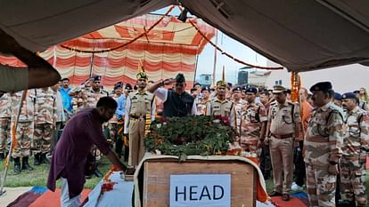 Tribute paid to martyr ITBP inspector Chandra Mohan Singh Negi Jolly Grant Rishikesh Uttarakhand News