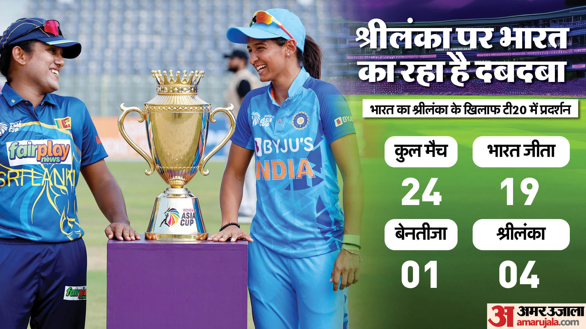 IND W vs SL W Asia Cup Final Live Streaming Telecast : Where and How to Watch India vs Sri Lanka-W