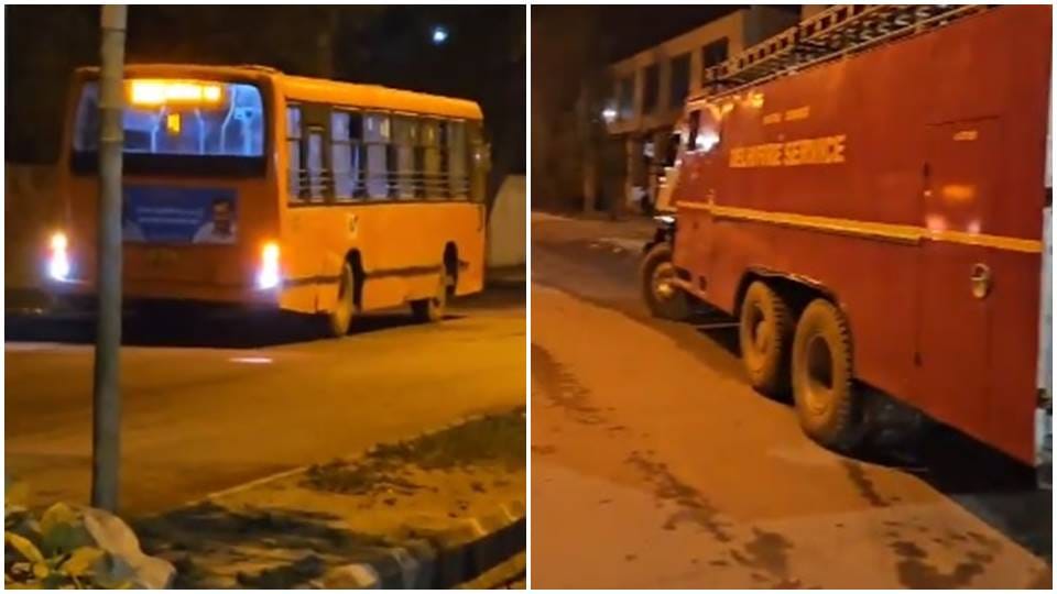 Delhi Hindi News Bomb threat in Narela area of Delhi