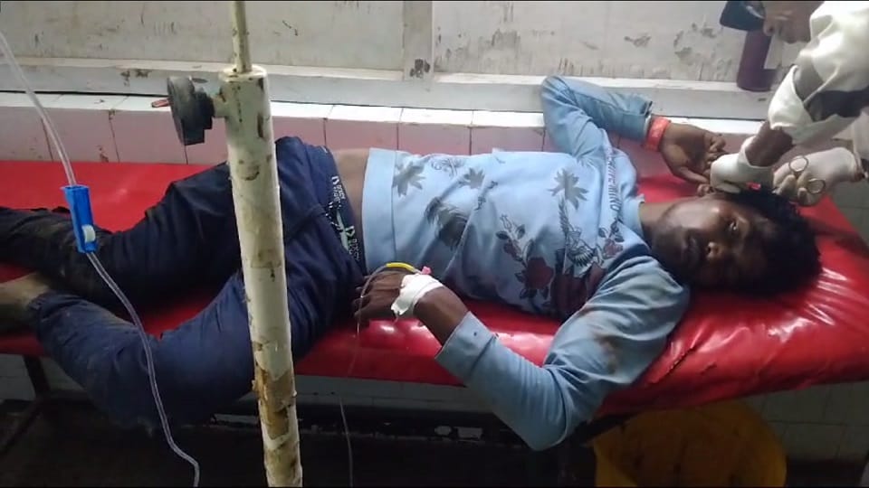 Brother in law and brother in law seriously injured in road accident heavy collision between cargo vehicle sco