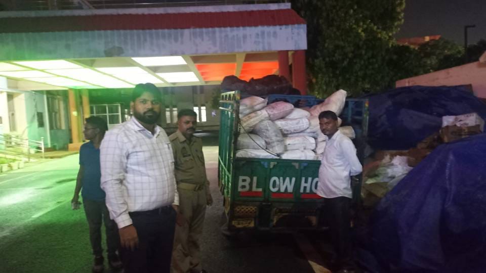 case of data fraud in polythene seizure and recovery has come to light in Agra