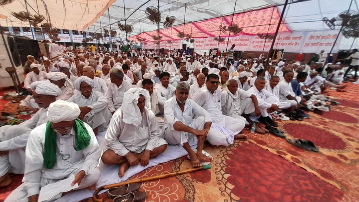Jind: Mahapanchayat of Khaps of North India started in Danoda village