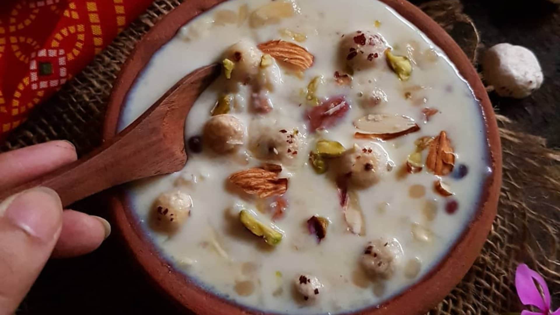 Makhana Kheer Recipe At Home How to Make Makhana Kheer Step by Step in Hindi