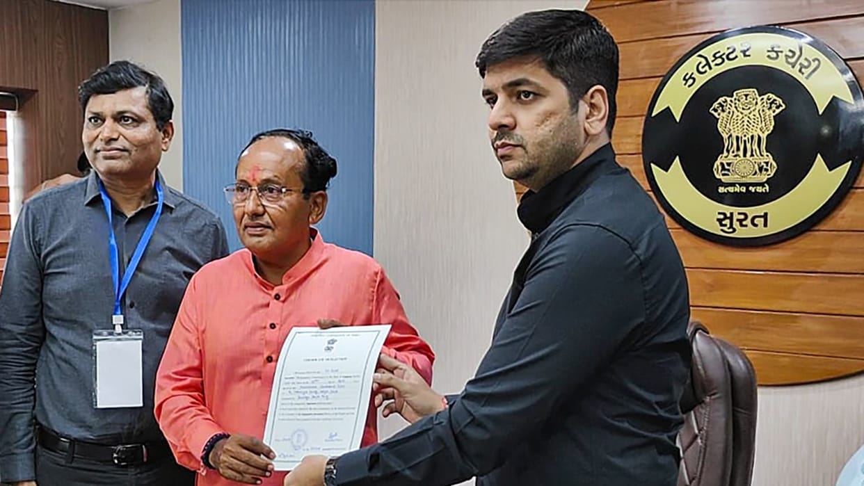 Gujarat HC issues summons to Surat MP over pleas challenging his unopposed win