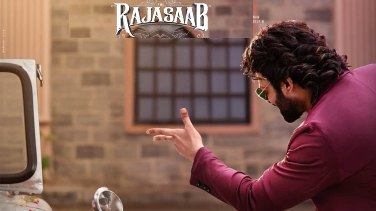 Prabhas huge success of kalki 2898 ad next upcoming film The Raja Saab Glimpse monday at 5:03 PM