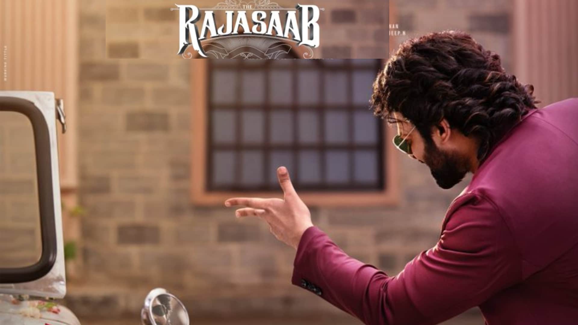 The Raja Saab new poster out before teaser out tomorrow Prabhas 45th birthday will be memorable