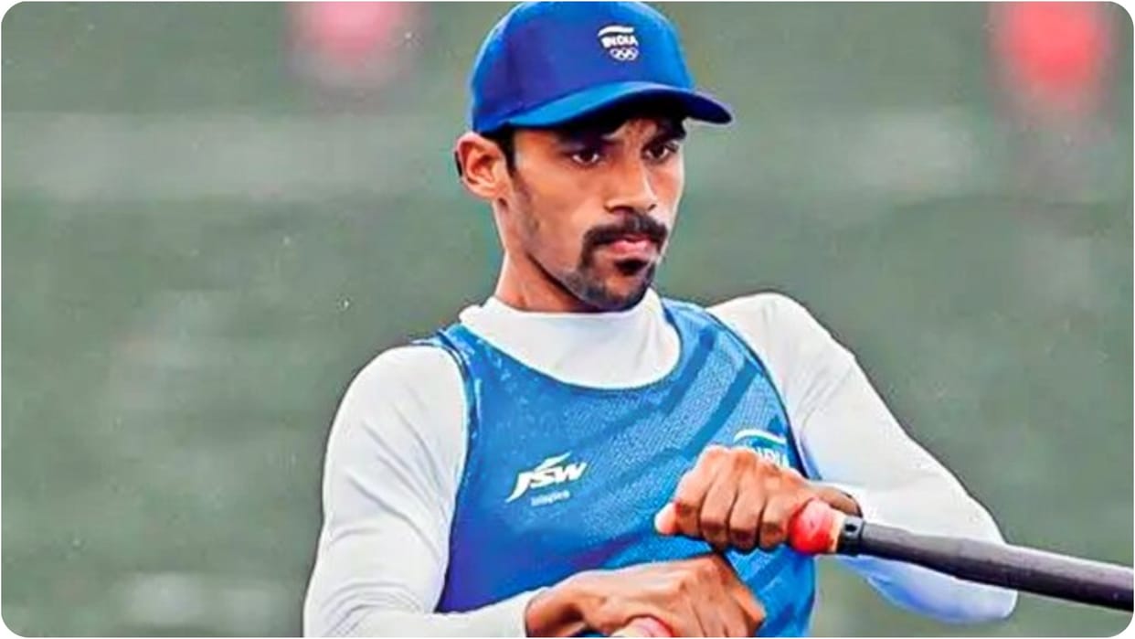 India's Balraj Panwar progressed to the quarterfinals of men’s single sculls rowing after finishing second