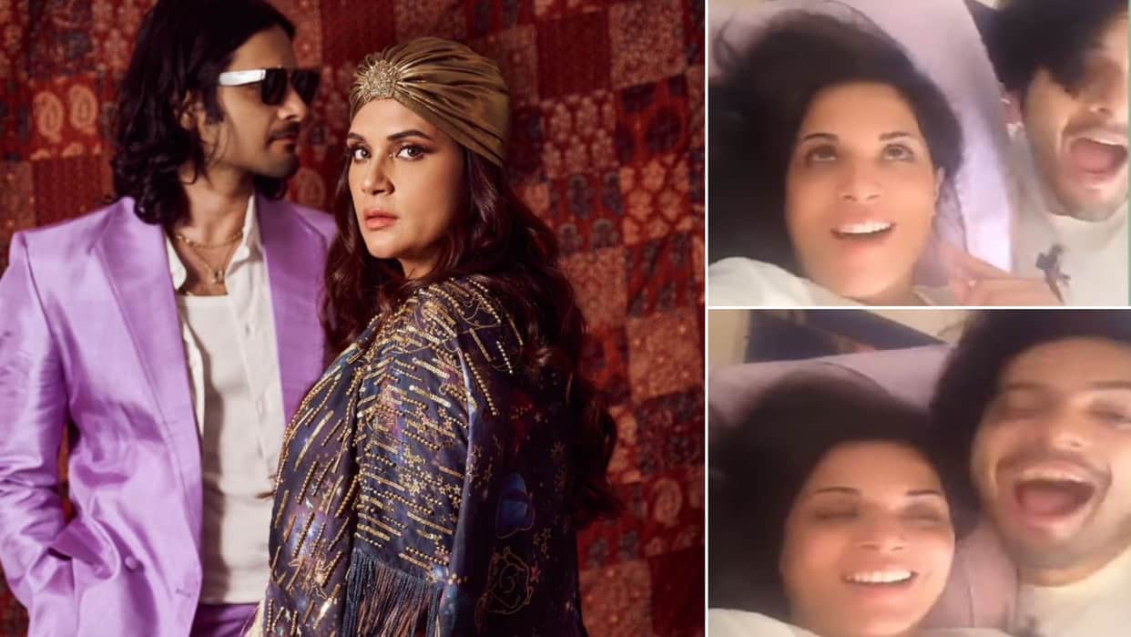Richa Chadha Ali Fazal video Lip Sync on SRK film Kuch Kuch Hota Hai Song ye ladka hai deewana As Their Baby