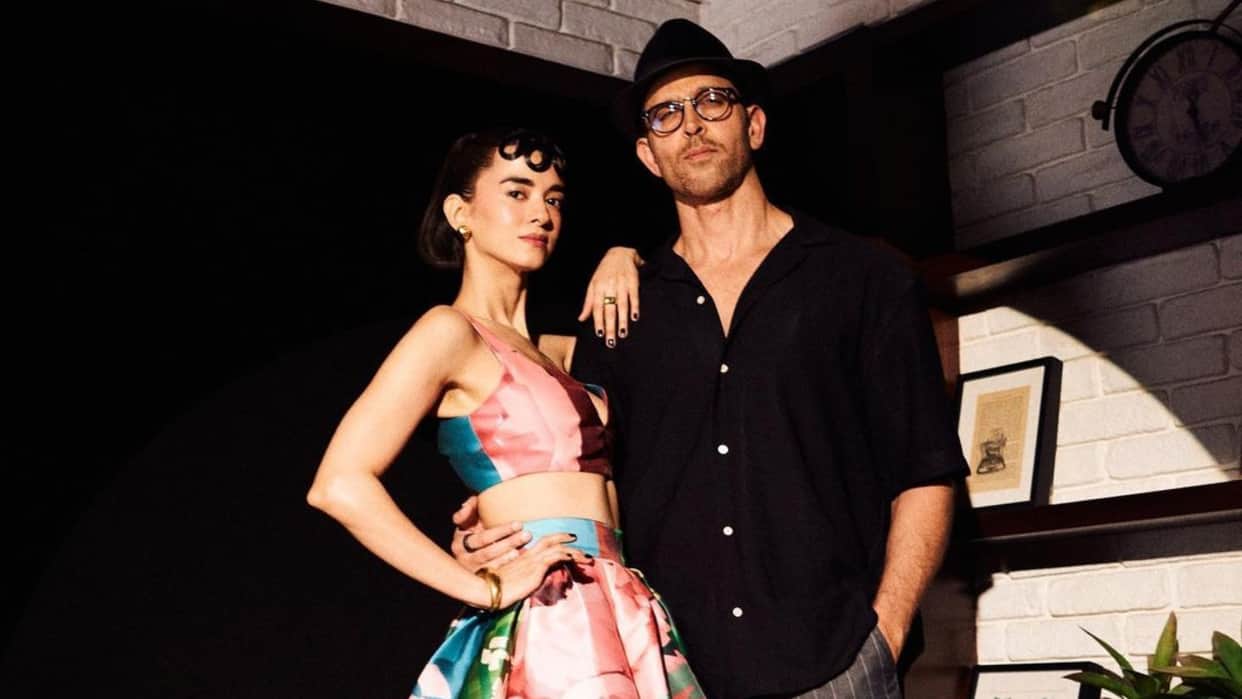 Hrithik roshan and Saba azad spotted going on a movie date Breakup rumors put to rest