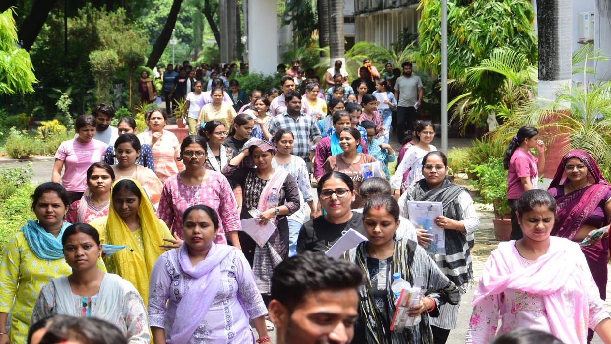 Staff Nurse Exam: Paper is easy, but there is less space to write, 89.59 percent candidates appeared