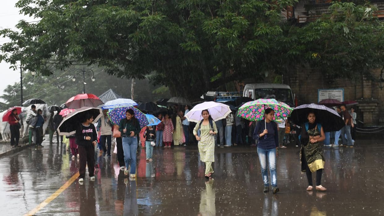 Himachal Weather Monsoon Update yellow alert for heavy rain from 29th