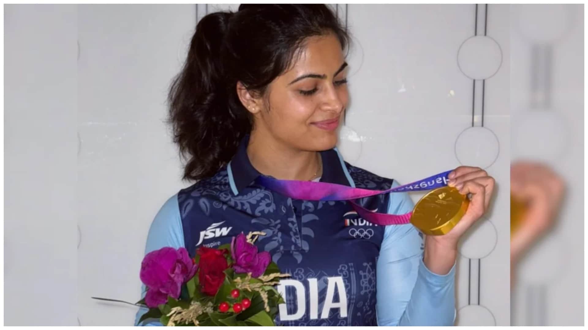 president droupadi mumu pm narendra modi abhinav bindra mansukh mandaviya praises Manu bhaker achievement