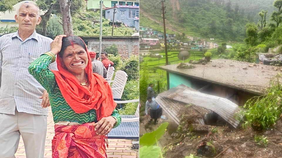 Tehri Disaster: Homes destroyed after landslide People cried in relief centres Painful Photos