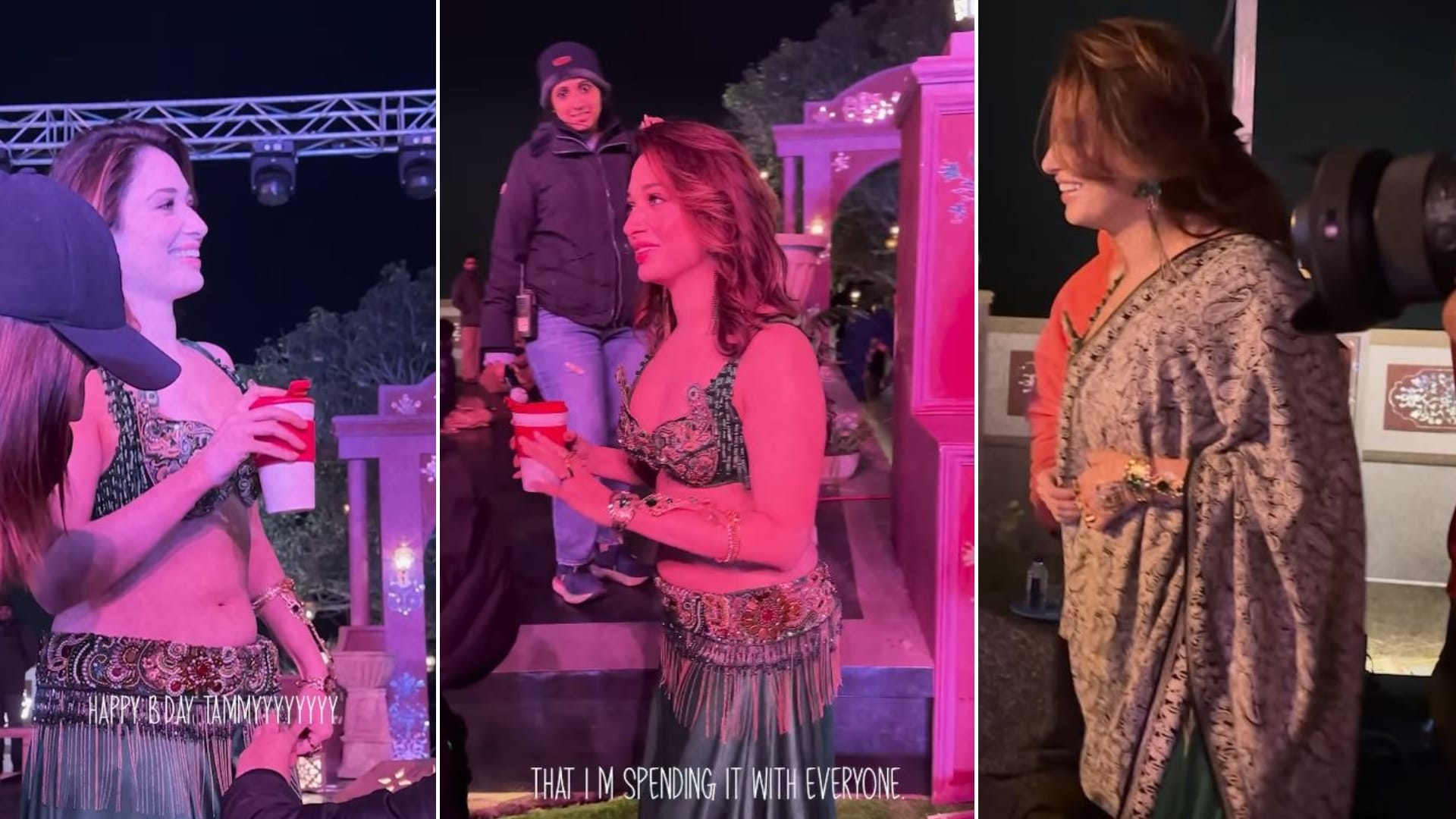 Tamannaah Bhatia shares Stree 2 BTS video of song Aaj ki Raat goes viral forget her birthday WATCH