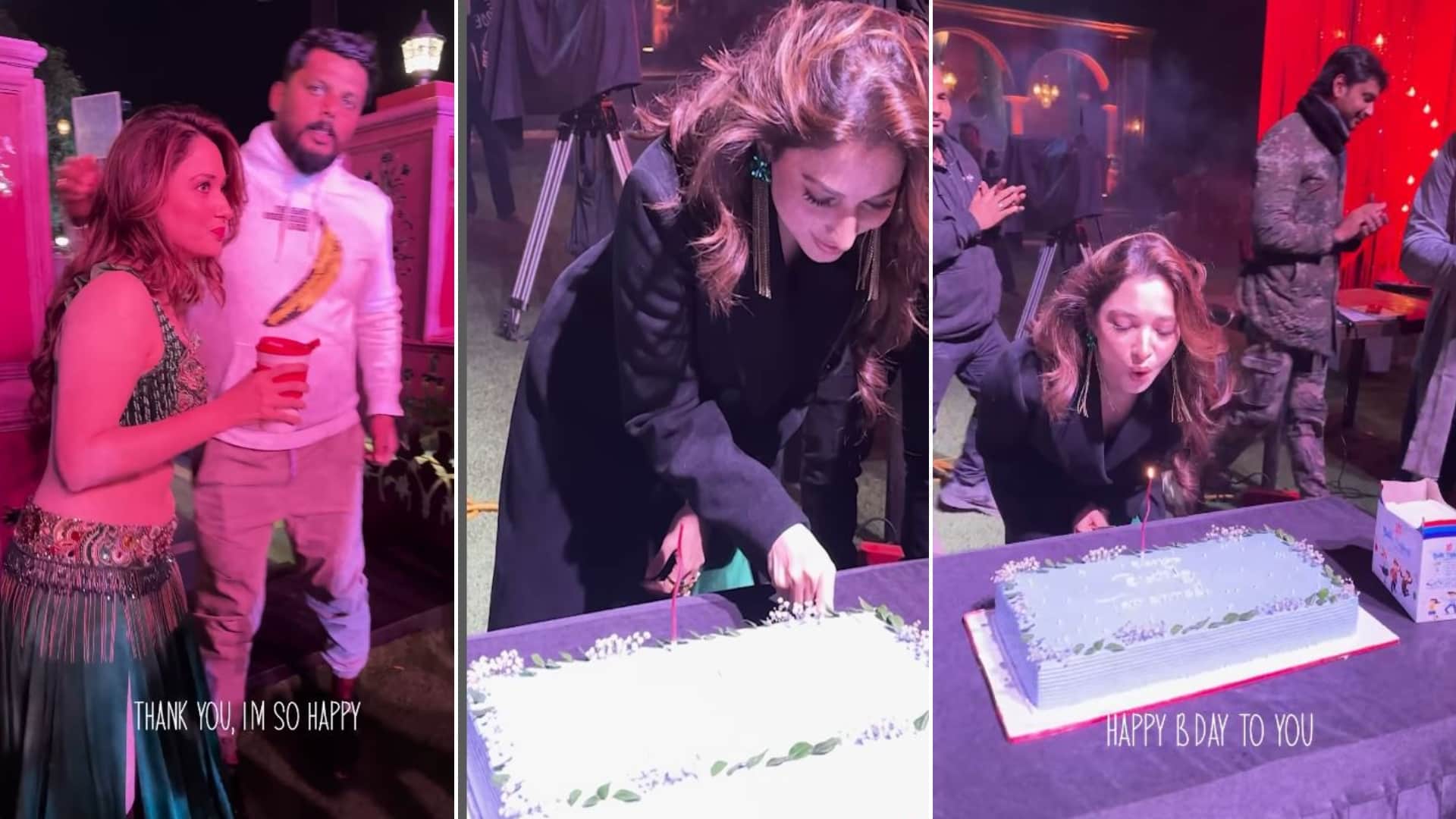 Tamannaah Bhatia shares Stree 2 BTS video of song Aaj ki Raat goes viral forget her birthday WATCH