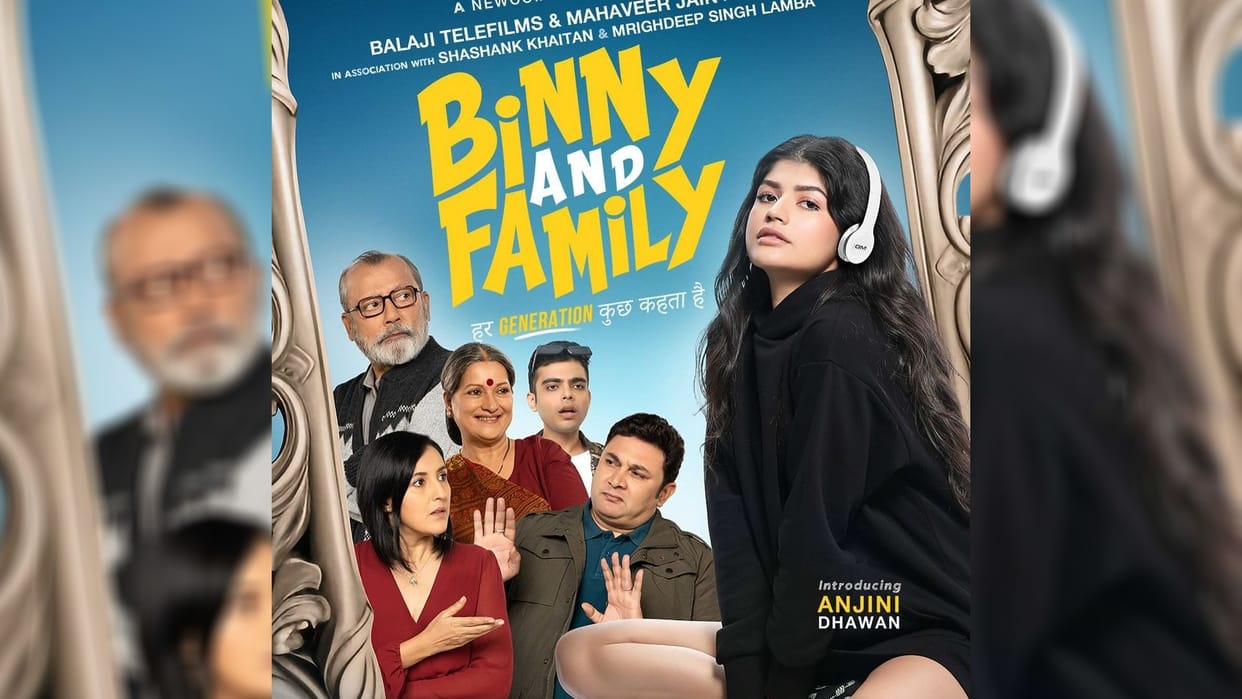 Binny and Family first look poster out Varun Dhawan niece Anjini Dhawan debut film will release on 30 august
