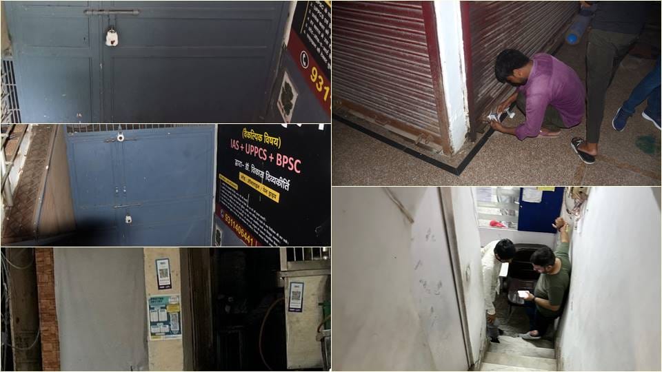 ias Coaching institutes and libraries running illegally in Old Rajendra Nagar are being closed