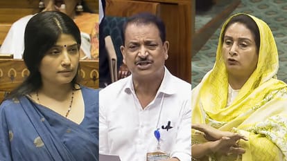 डिंपल यादव, राजीव प्रताप रूडी और हरसिमरत कौर