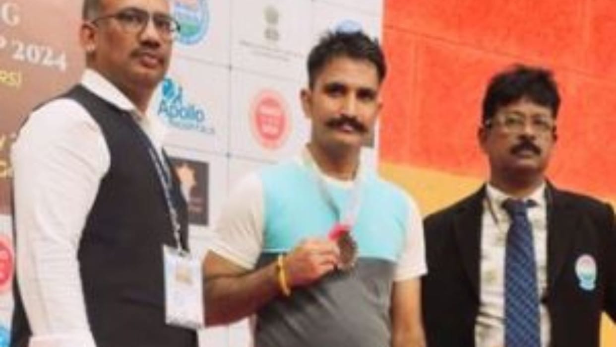 Ajay Thakur Of Kotli Won Bronze Medal In National Kickboxing Championship