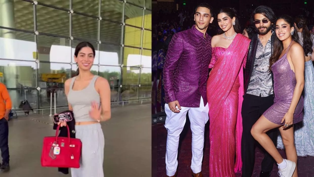 Khushi Kapoor phone wallpaper featuring a picture with Vedang Raina actress confirms her relationship reports