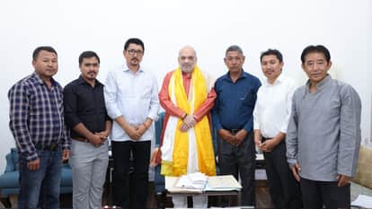 BJP Ladakh delegation calls on Union HM amit shah
