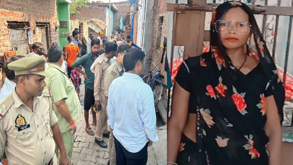nephew gave horrific death to his aunt for not registering house In Etah uncle said he saw with his own eyes