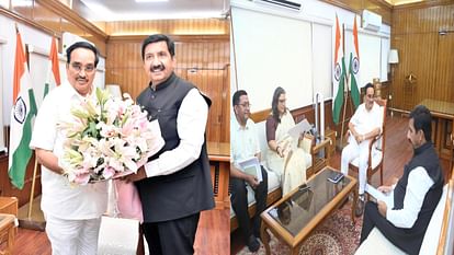 Mukesh Agnihotri met the Union Minister, raised the issue of releasing 900 crores of Jal Jeevan Mission