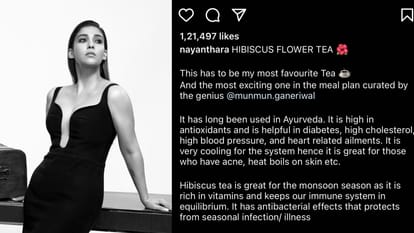 Nayanthara told the benefits of hibiscus tea but The Liver Doc rebuttal all her claims with his facts