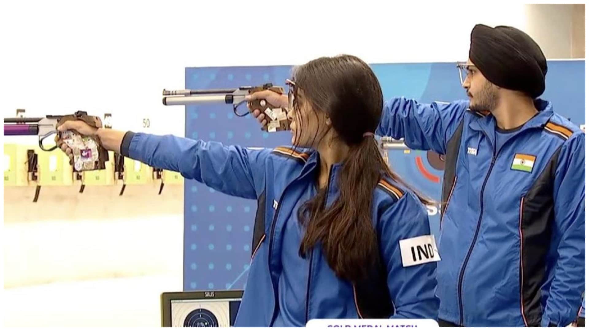 Paris Olympics 2024 Shooting Mixed Team Indian Shooters Manu Bhaker Sarabjot Singh in Finals Win Scenarios