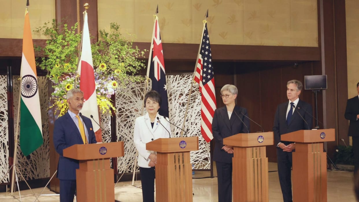 QUAD marks 20 years of cooperation disaster relief evolve strategic partnership stable peaceful indo pacific