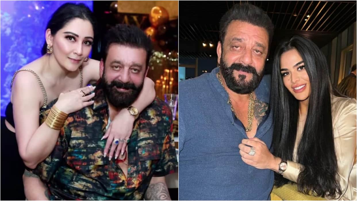 Maanayata Dutt and Trishala shower love on Sanjay Dutt on his birthday See Here Her Social Media Post