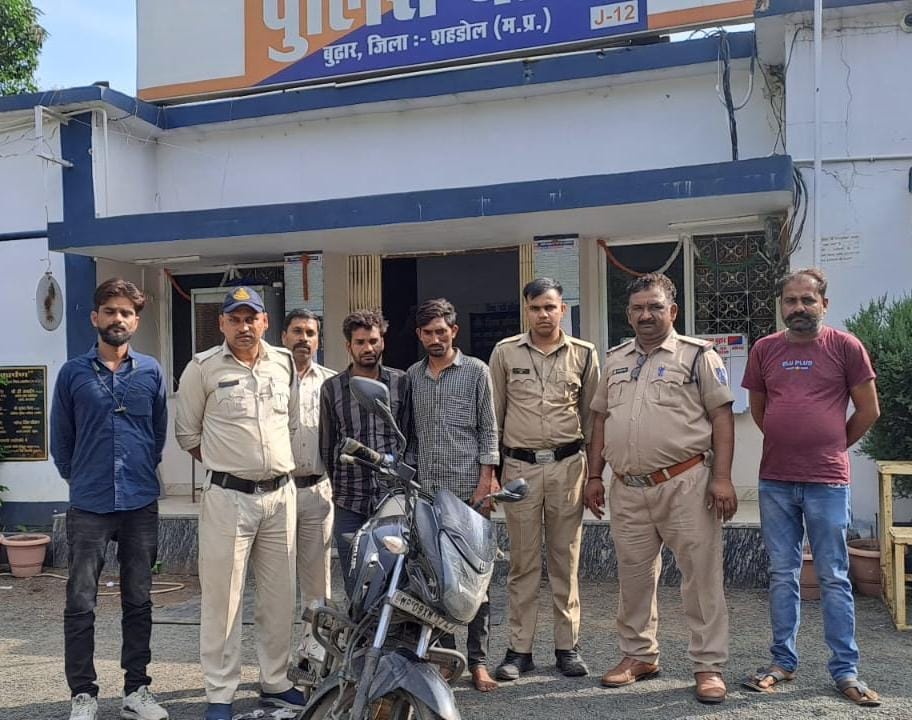 shahdol News Police arrested two miscreants who reached Budhar on a motorcycle from Indore to kidnap a minor