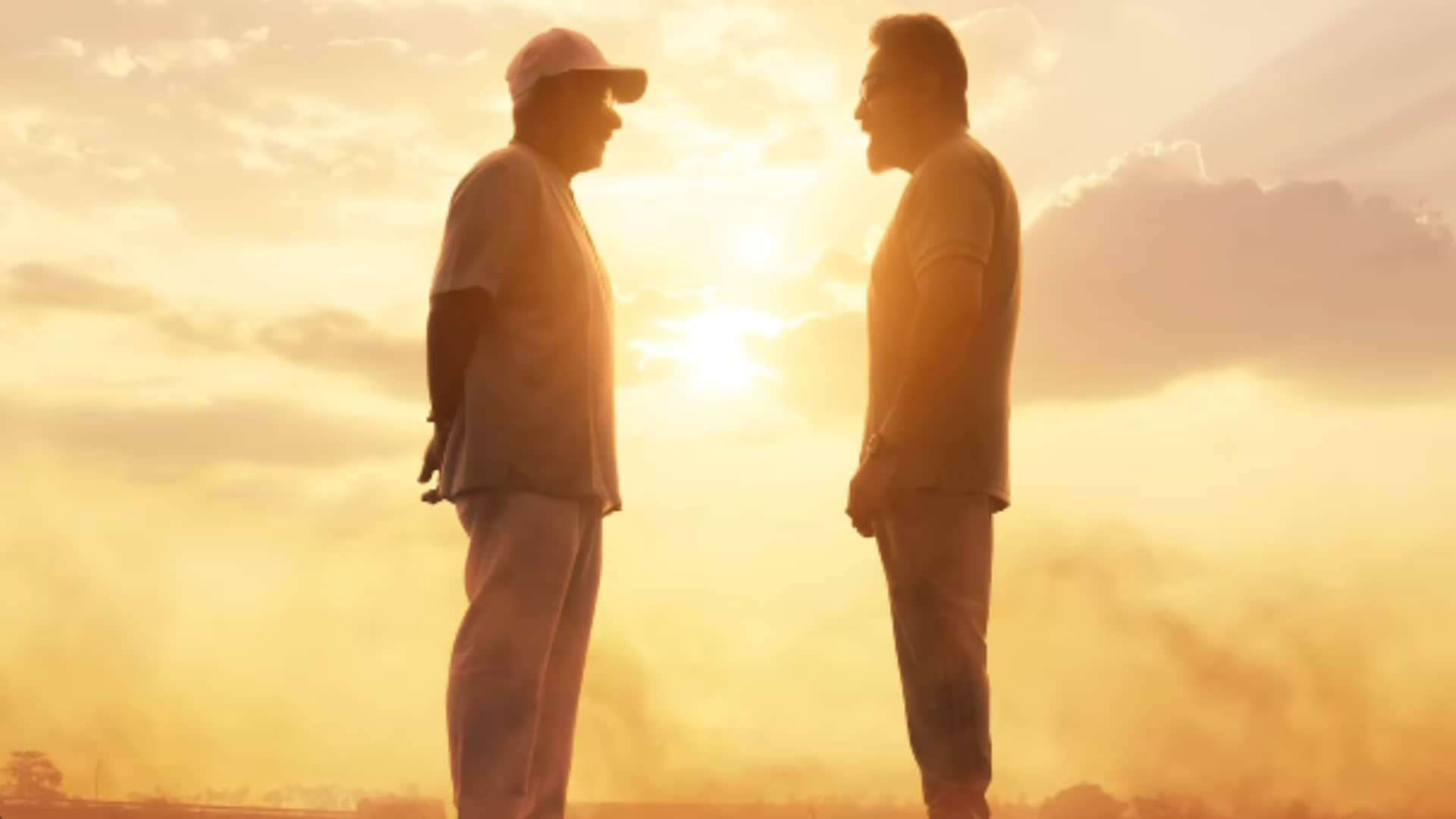 Thug Life shooting wraps kamal haasan poses with director mani ratnam and Silambarasan aka simbu pics viral