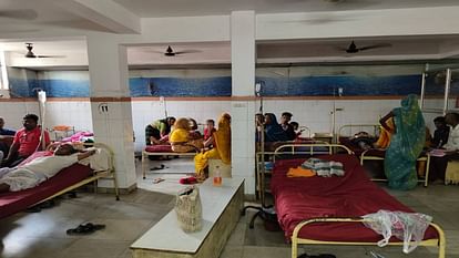 Patients admitted in basement of hospital in Agra team raided license and fire NOC not found