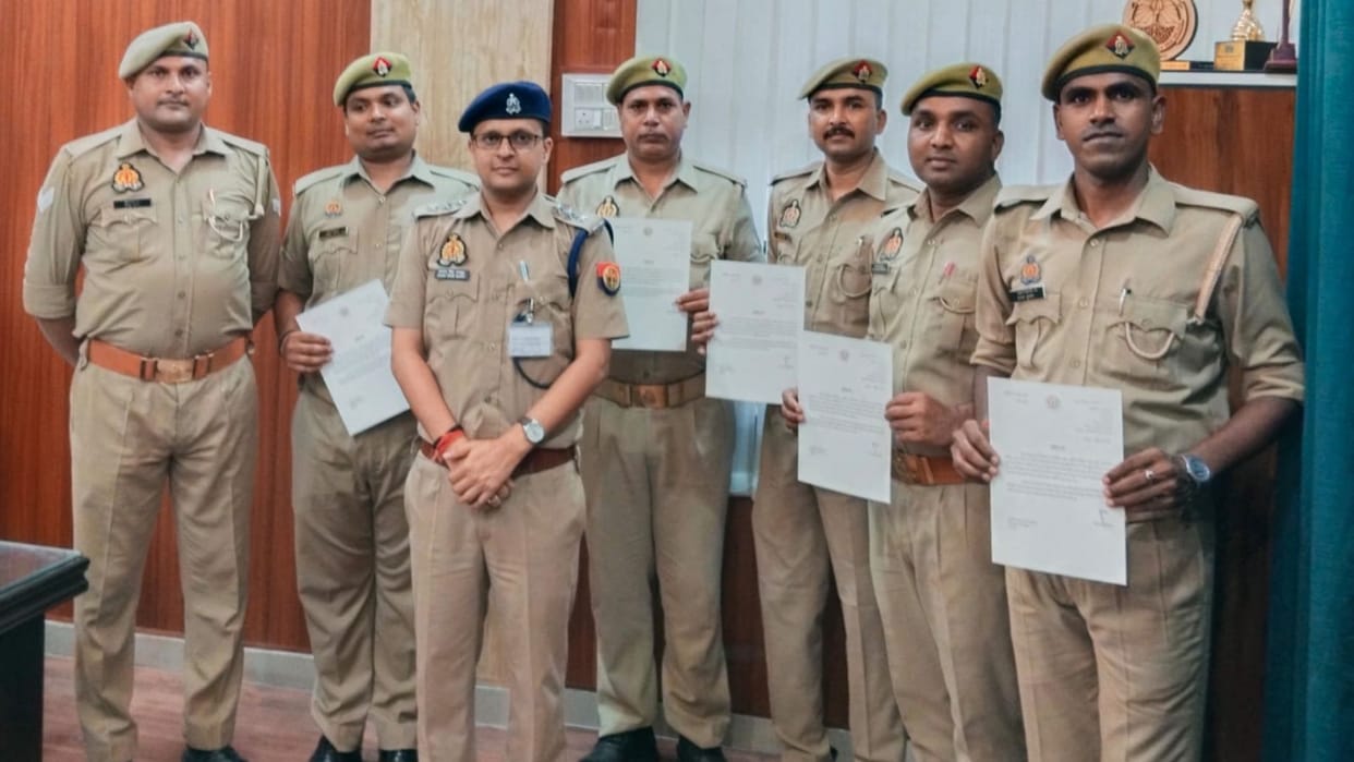 Fire brigade officers and personnel honored in varanasi
