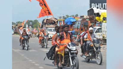 Kanwar Yatra 2024 Huge crowd in Haridwar 2.51 crore devotees take Gangajal so far in nine days Photos