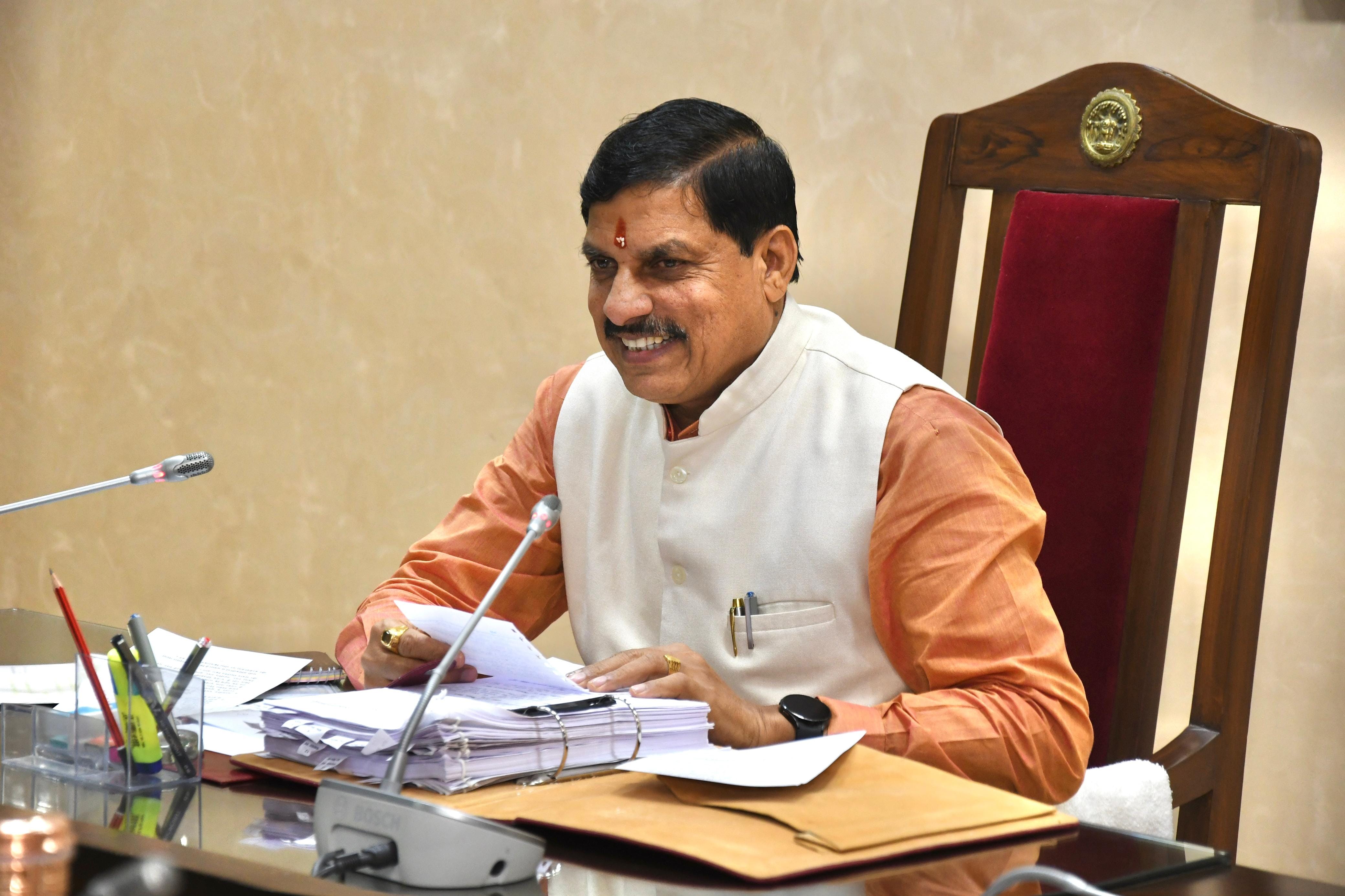 MP News: First open-air cabinet inspired by Rani Durgavati throne room in Singrampur today, CM said – unpreced