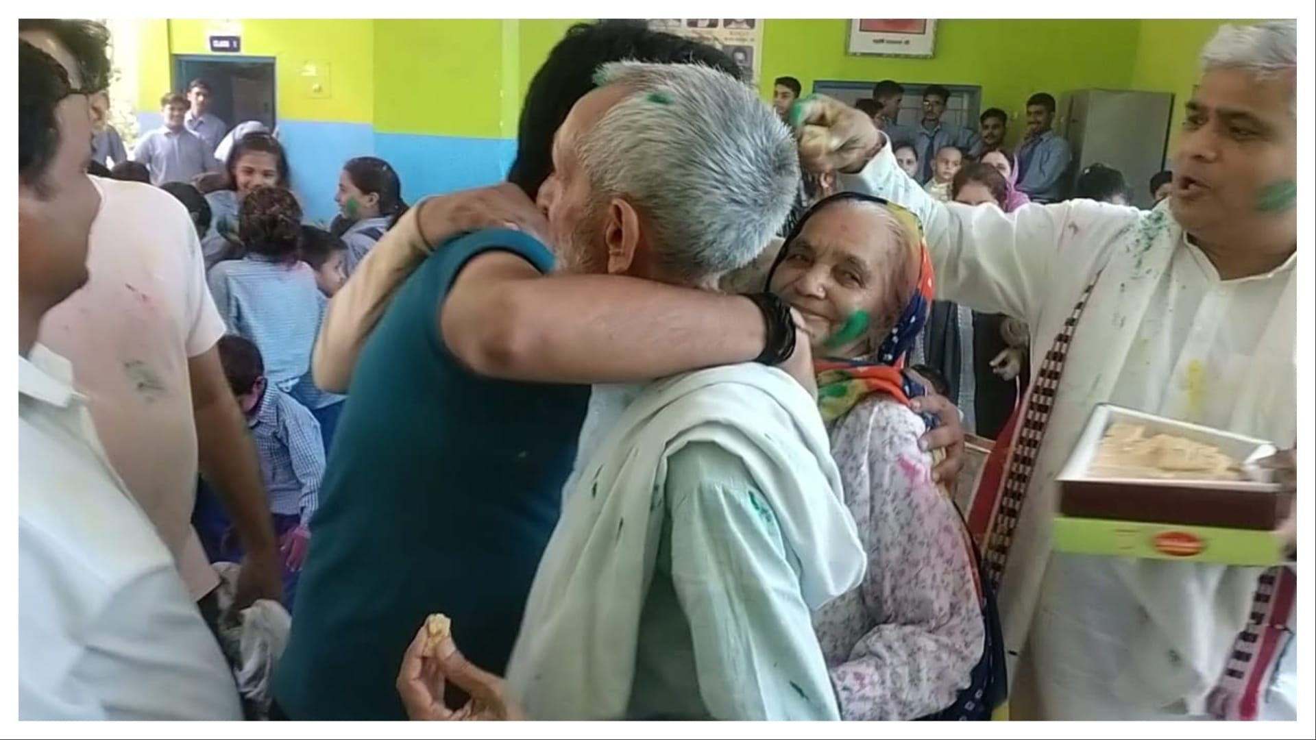 Manu Bhaker Wins Consecutive Two Bronze Medal in Shooting celebration in Village with colors