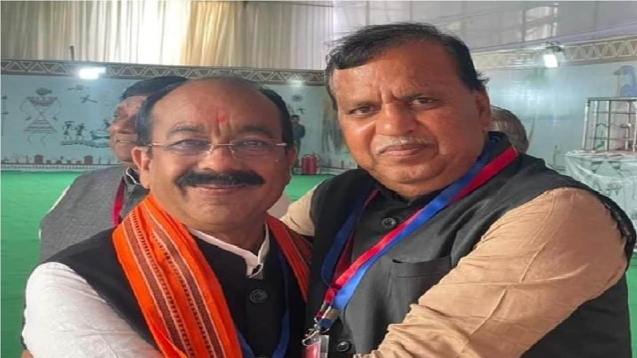 मंत्री अरुण साव के साथ भाजपा प्रदेश उपाध्यक्ष
